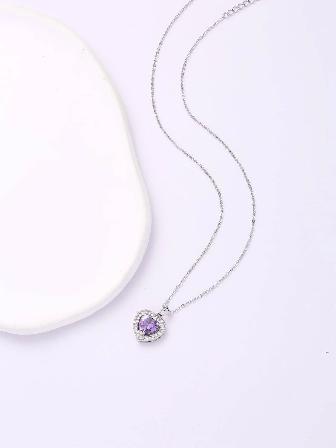 Heart Cubic Zirconia Pendant