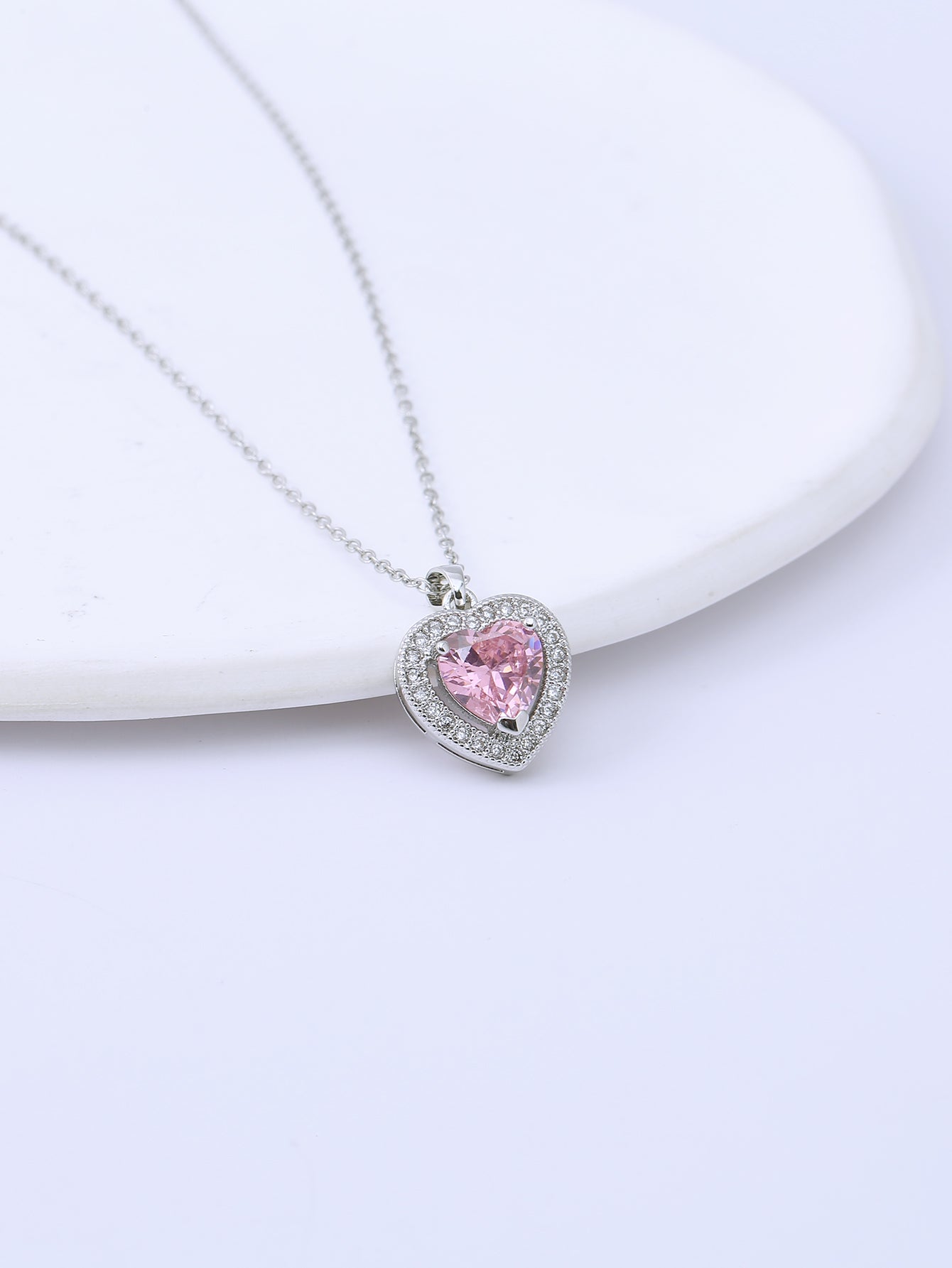 Heart Cubic Zirconia Pendant