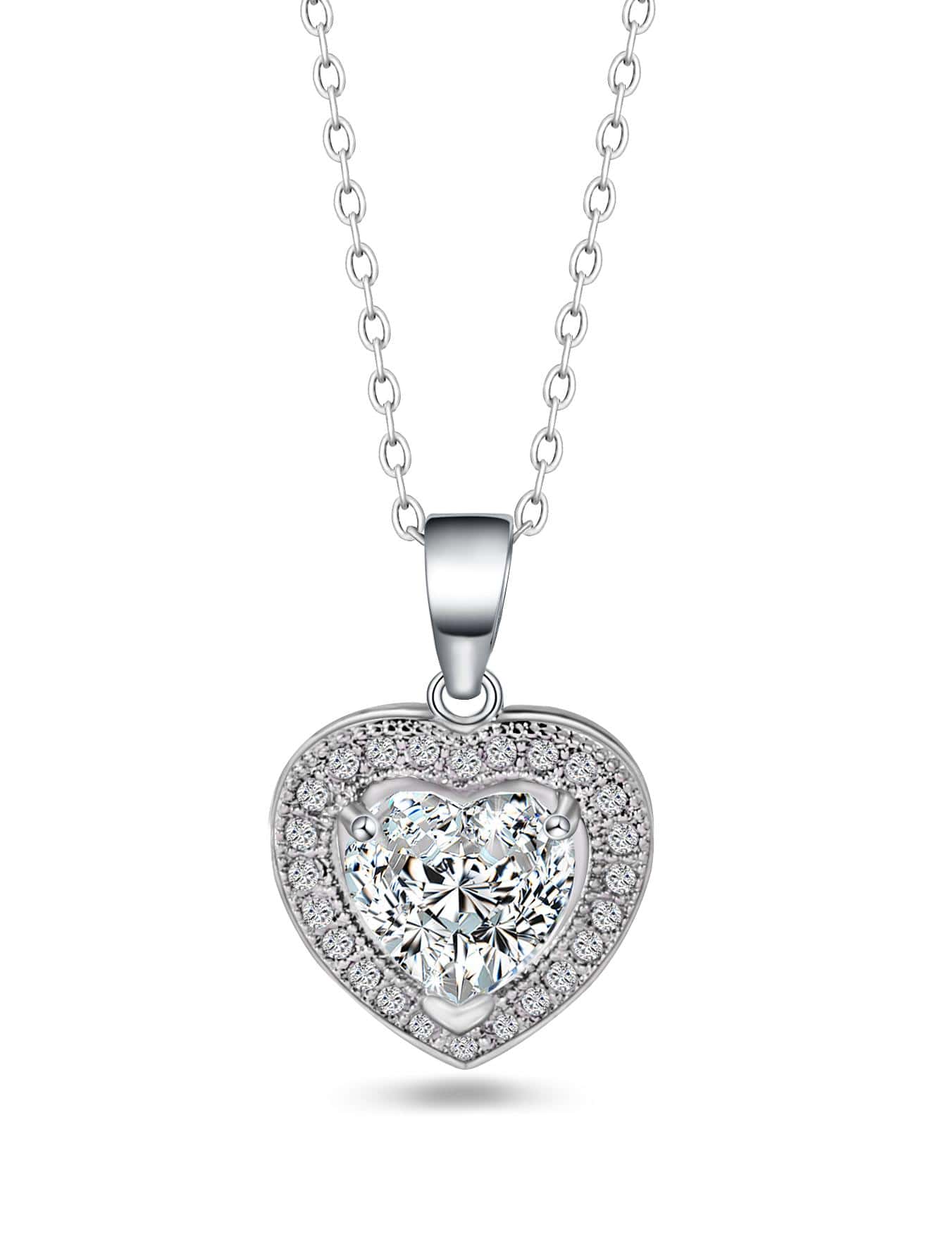 Heart Cubic Zirconia Pendant